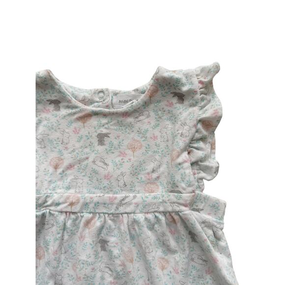 Angel Dear Bamboo Bunny Romper Size 6-12m - Picture 2 of 4